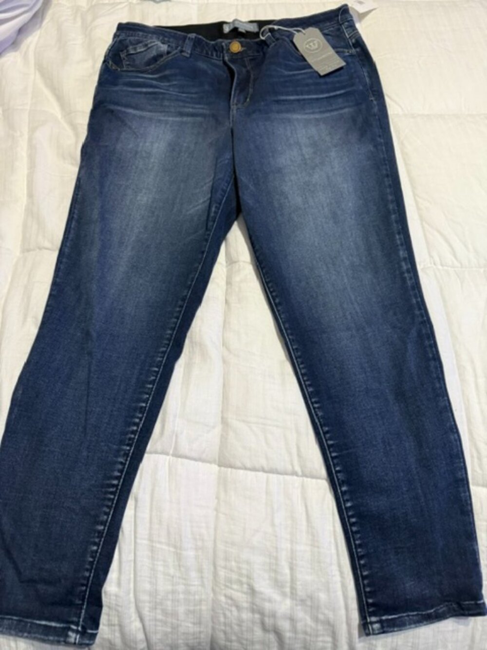 2 Pair Women's Wit & Wisdom Ab Solution Luxe Touch Jeans
